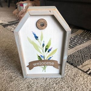 Wooden Welcome Sign